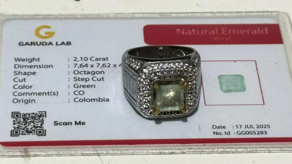 Natural emerald