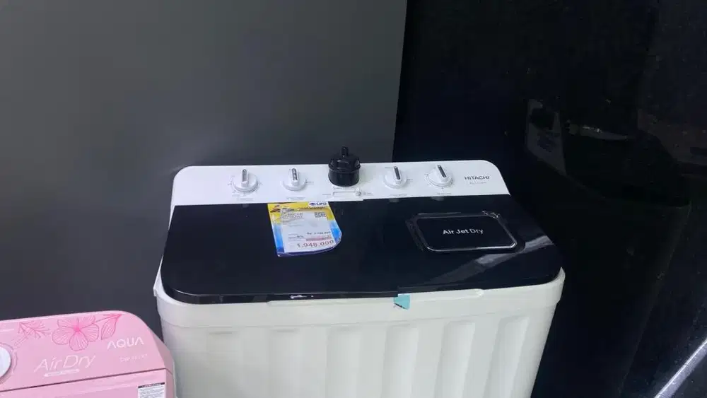Mesin Cuci 2 Tabung Hitachi Kredit DP 0 Langsung ACC