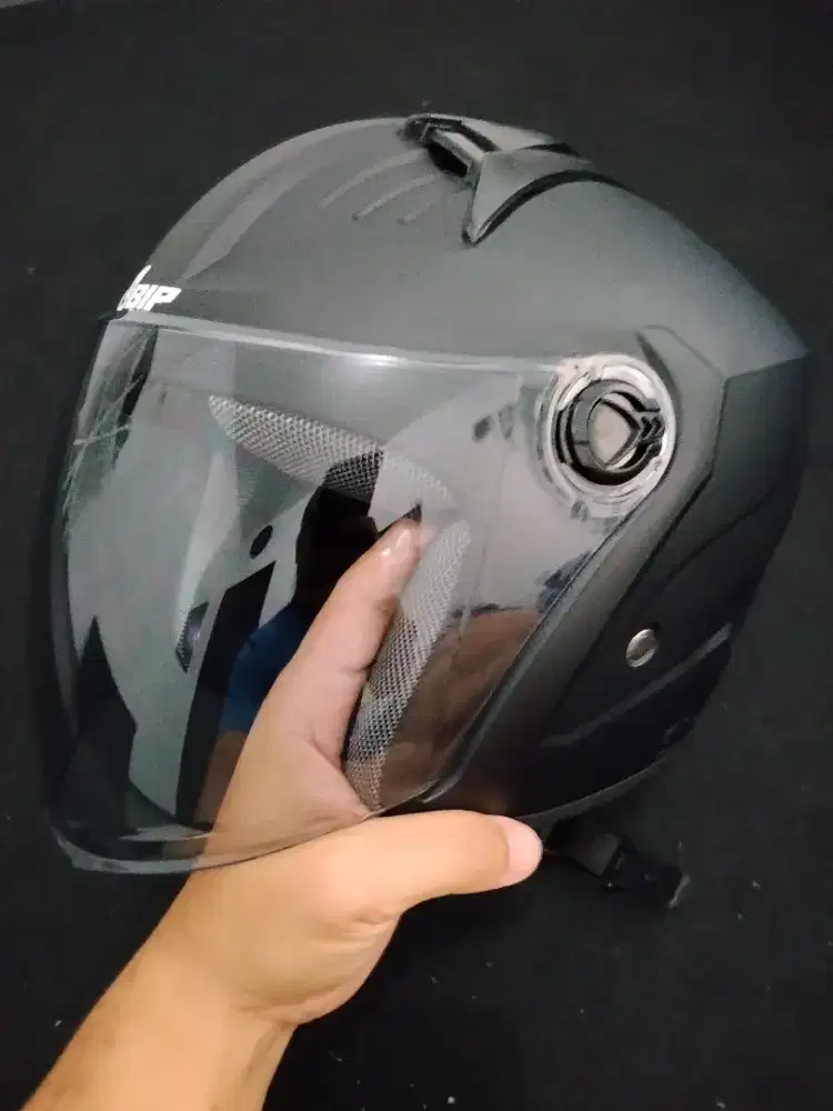 Helm Bipplast Voltix black doff