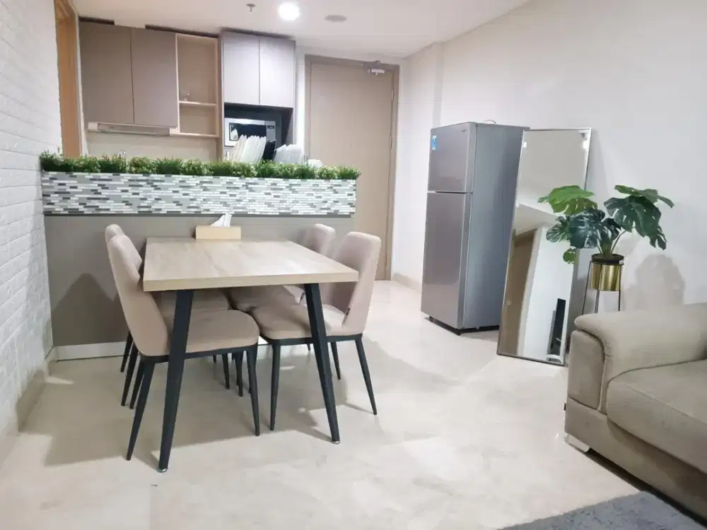 DISEWA APARTEMEN GOLD COAST PIK TIPE 2+1 BR 90m FULL FURNISH CANTIK CITY VIEW SIAP HUNI