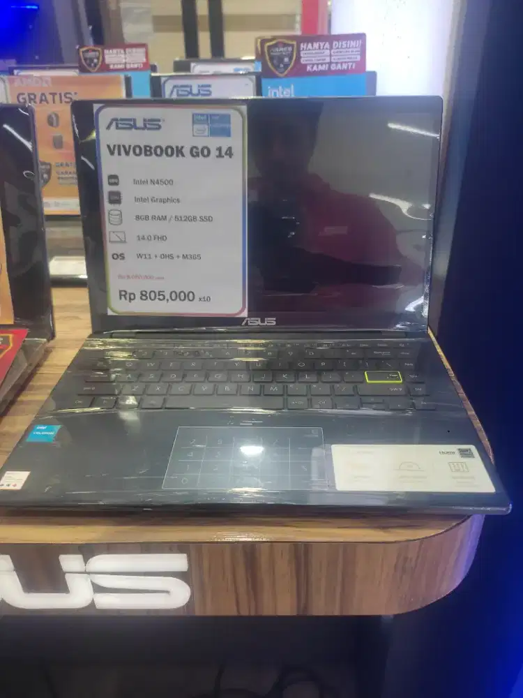 Asus vivobook go14 RAM 8 GB 512gb bisa cicilan tanpa DP