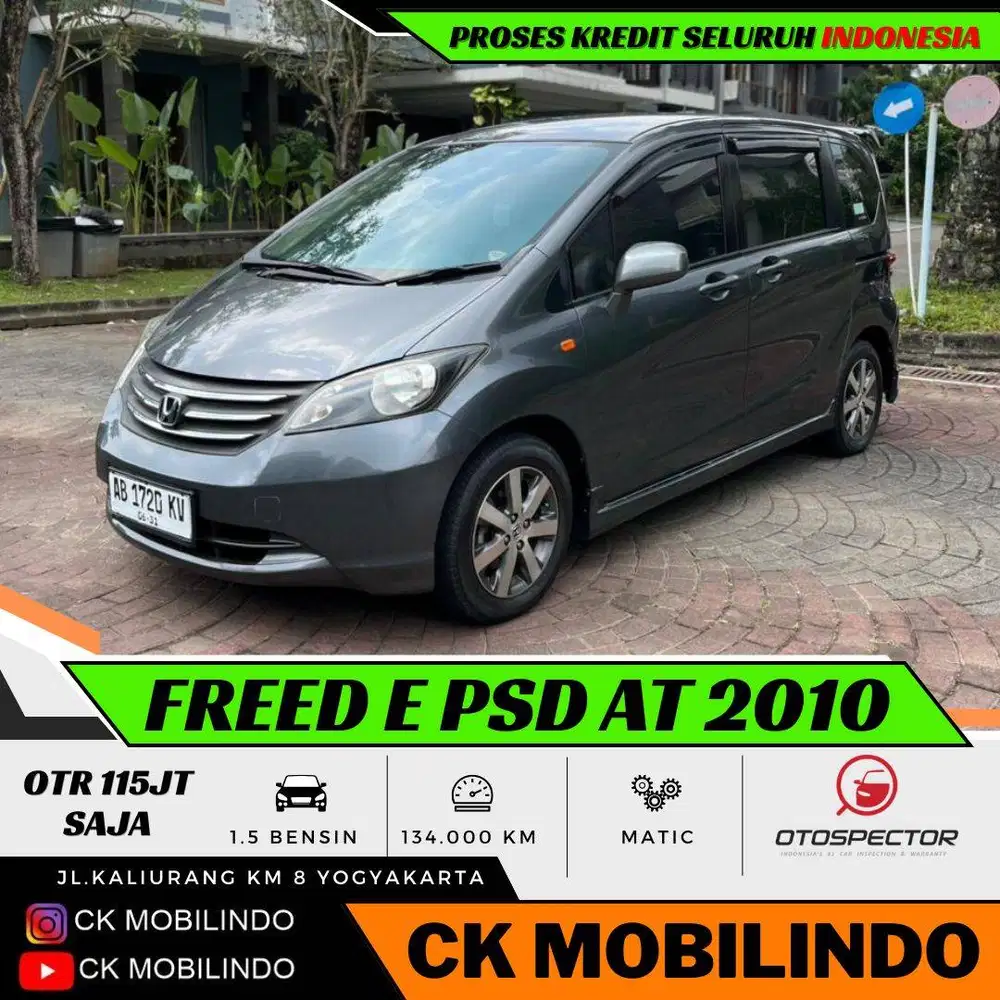 Honda Freed E PSD Matic 2010 Plat AB MURAH DP Minim Sienta