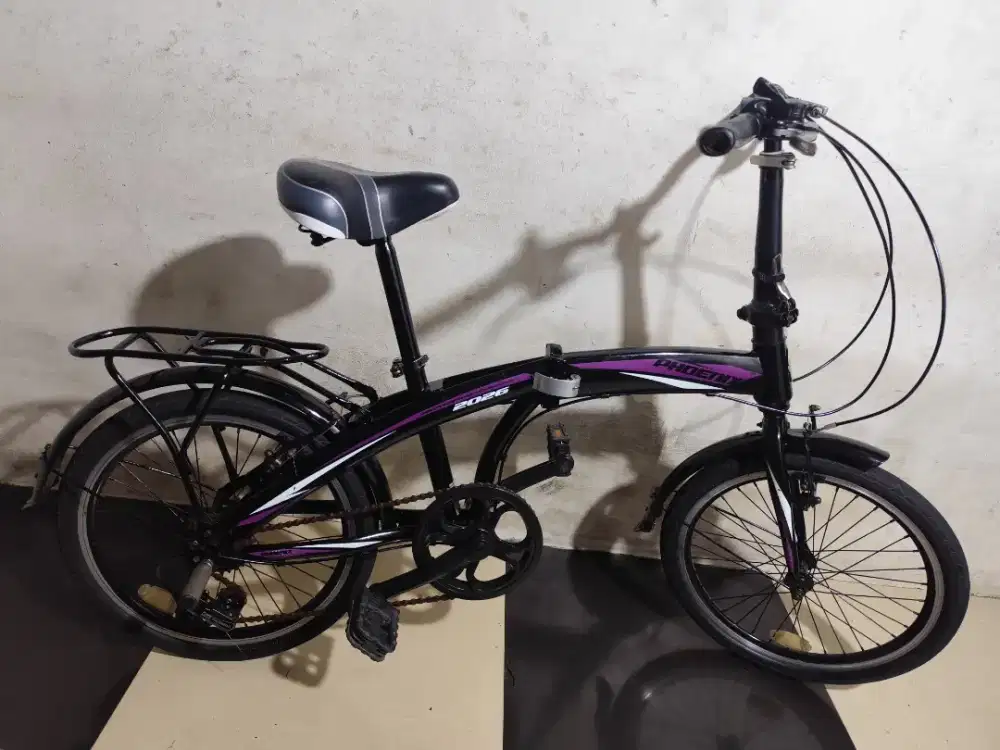 Sepeda lipet ukuran 20 siap pakai