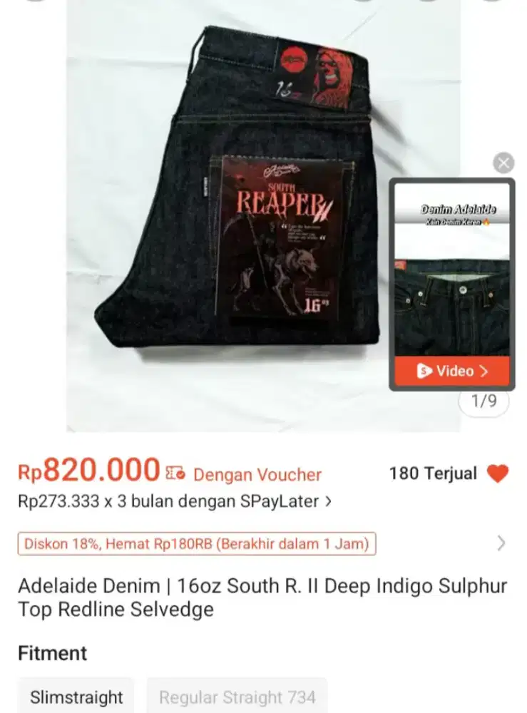 Adelaide denim 16oz