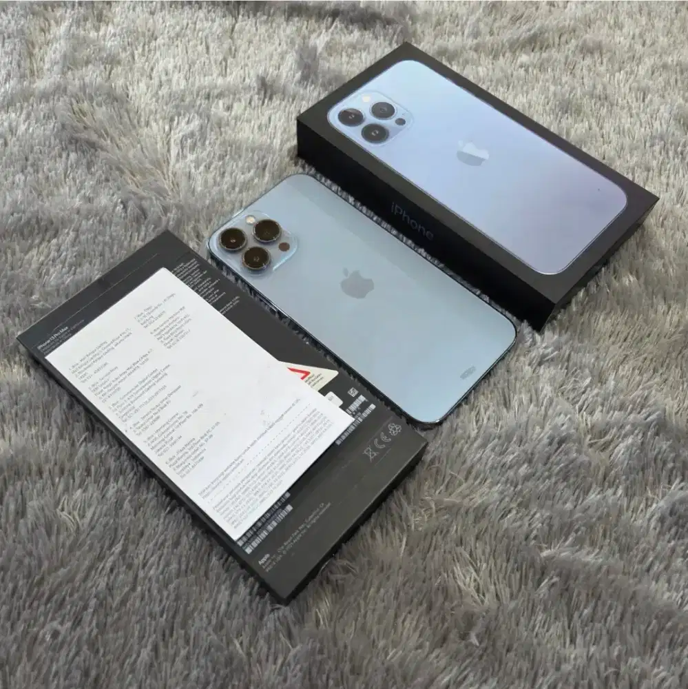 Iphone 13 Pro Max 256Gb Blue garansi resmi IBOX