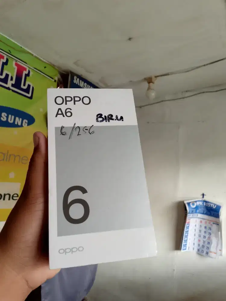 New oppo A6 ram6/256 garansi resmi 1 tahun