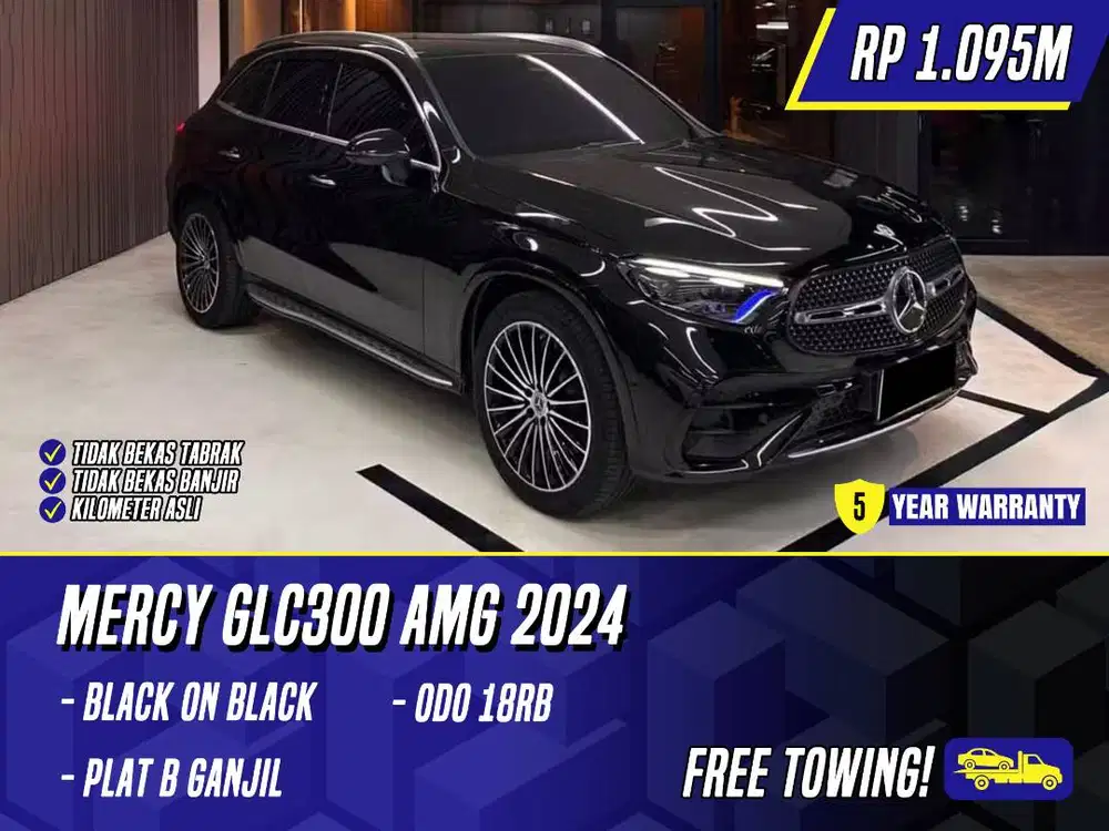 Mercedes Benz GLC300 AMG 2024 Black Hitam Mercy GLC 300