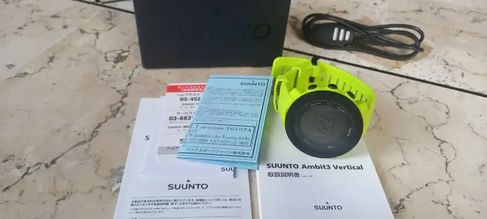 Suunto ambit 3 vertical lime