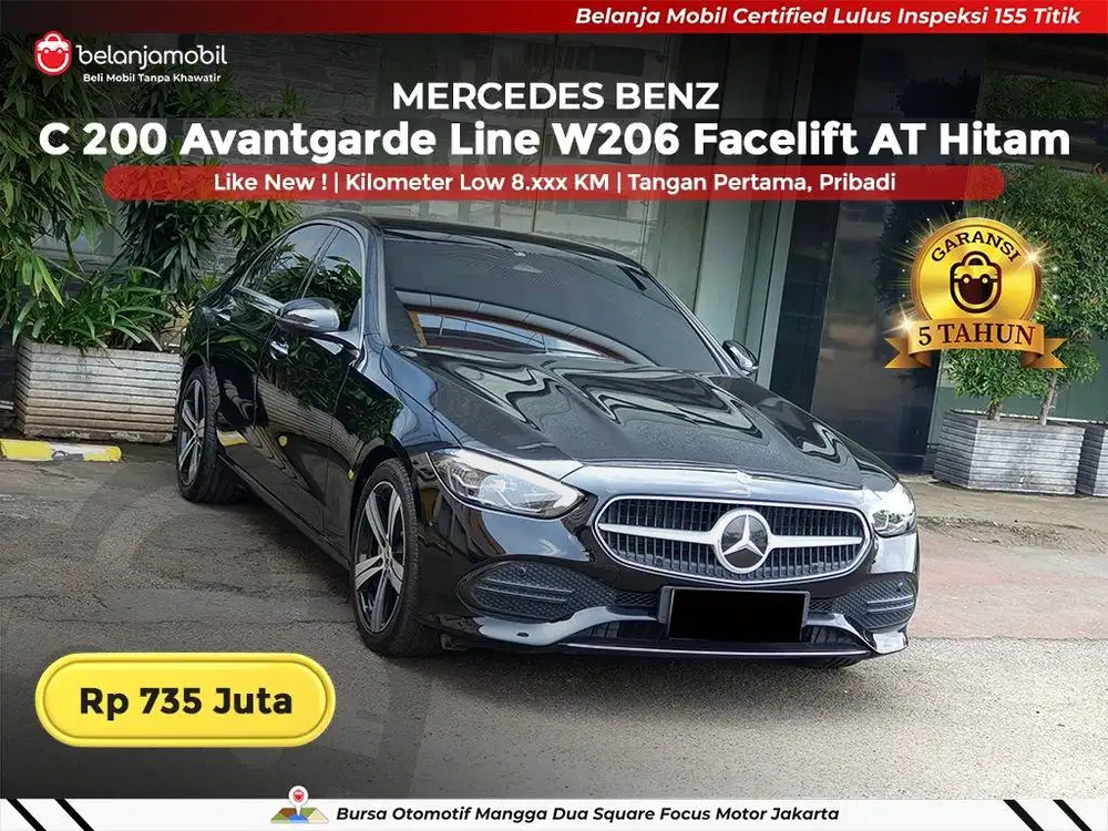 LOW KM 8RB] Mercedes Benz Mercy C 200 C200 Avantgarde W206 2024/2025