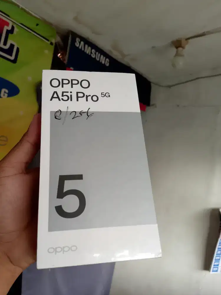 New oppo A5i pro 5G ram8/256 garansi resmi 1 tahun
