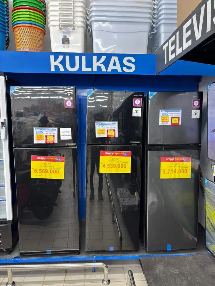 KREDIT KULKAS BISA TANPA DP PROMO 0% PAKAI HOME CREDIT FREE 2X CICILAN
