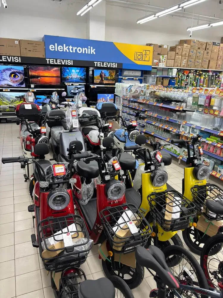KREDIT SEPEDA LISTRIK TANPA DP PROMO 0% HOME CREDIT FREE 2X CICILAN