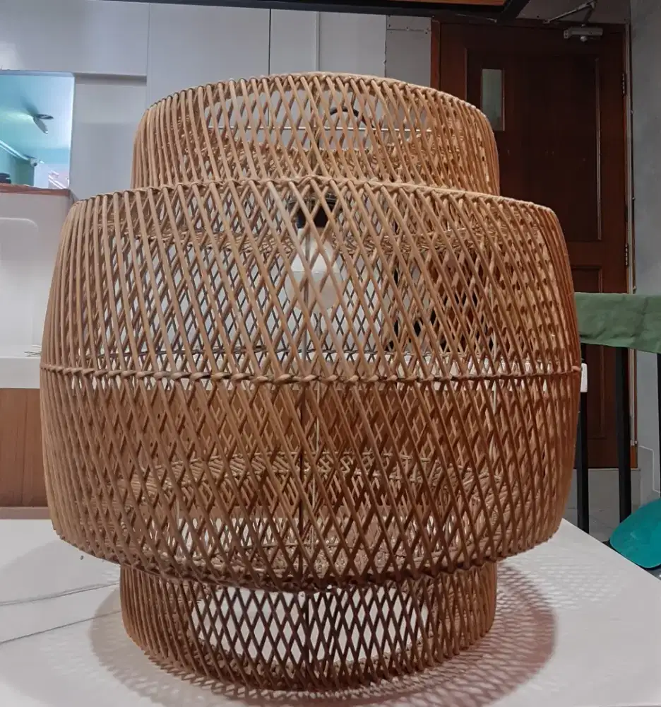 Lampu gantung  kerajang hias  bulat