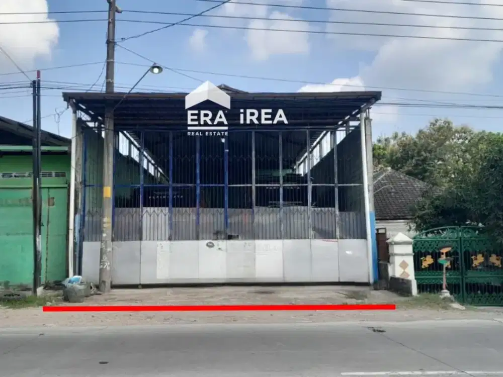 GUDANG DIJUAL DI SOLO UTARA DEKAT EXIT TOL GONDANGREJO