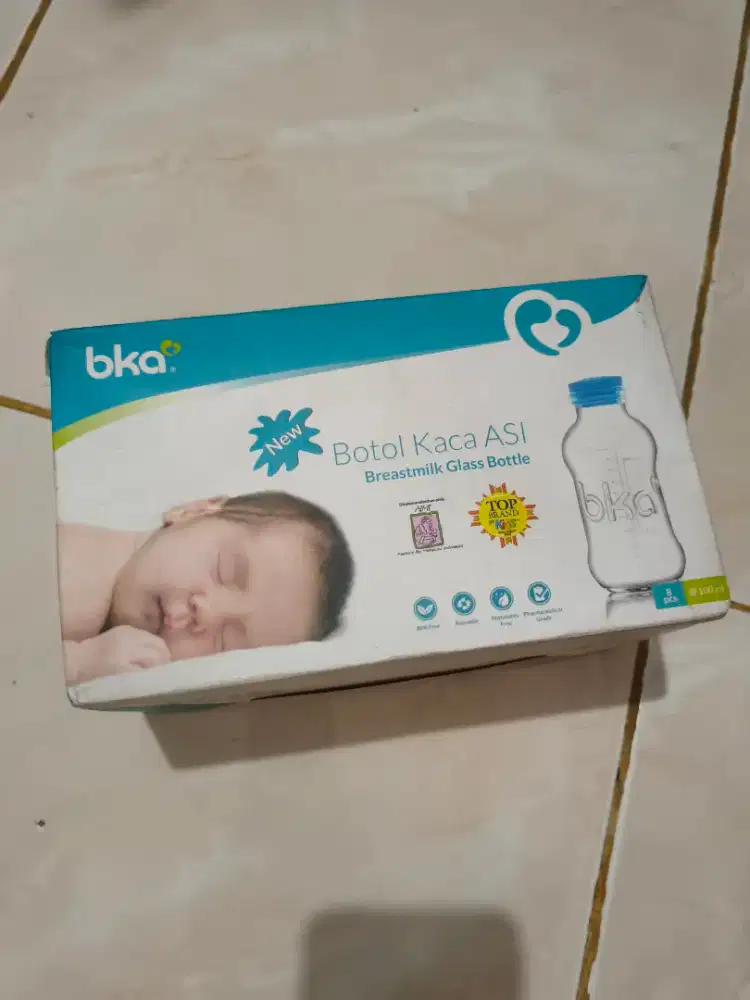 BKA Botol Kaca ASI Bayi isi 8 pcs 100ml