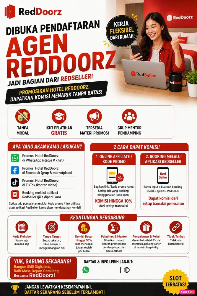 Freelance Online Redseller Reddoorz