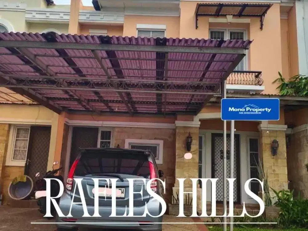 dijual rumah di rafles hills cibubur