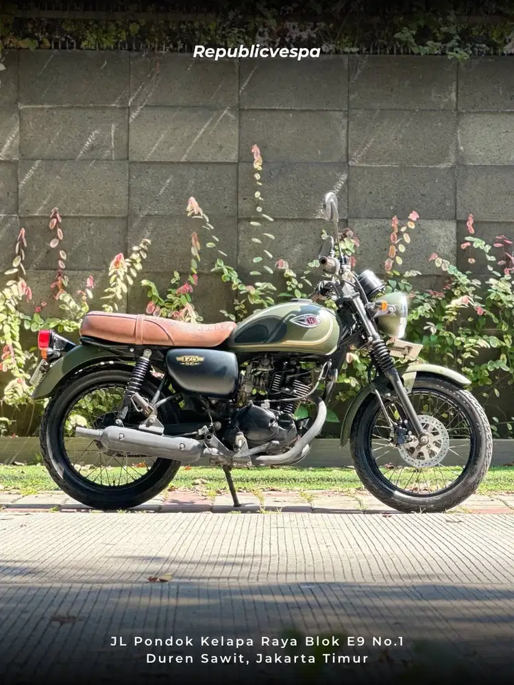 KAWASAKI W175 Special Edition Tahun 2019 Warna Metallic Matte Covert