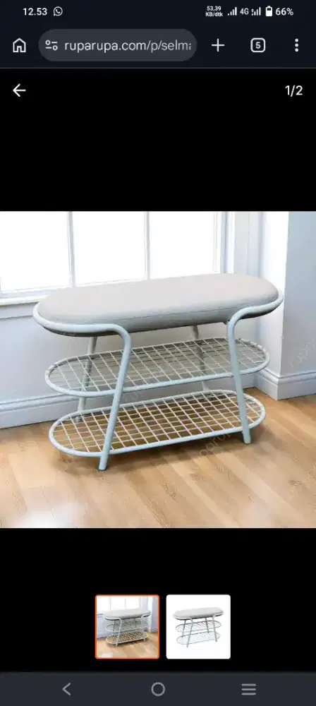 PROMO!! SELMA LAUDY SHOE BENCH