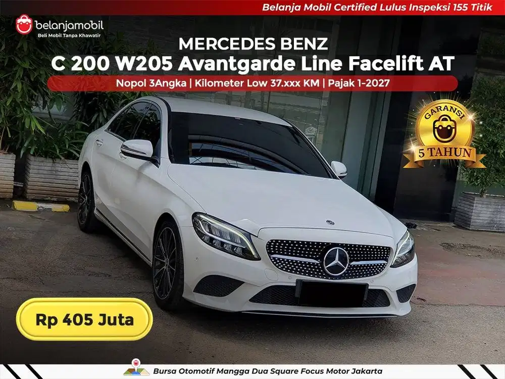 [LOW KM 37RB] Mercedes Benz Mercy C200 C 200 W205 Avantgarde 2019 2020