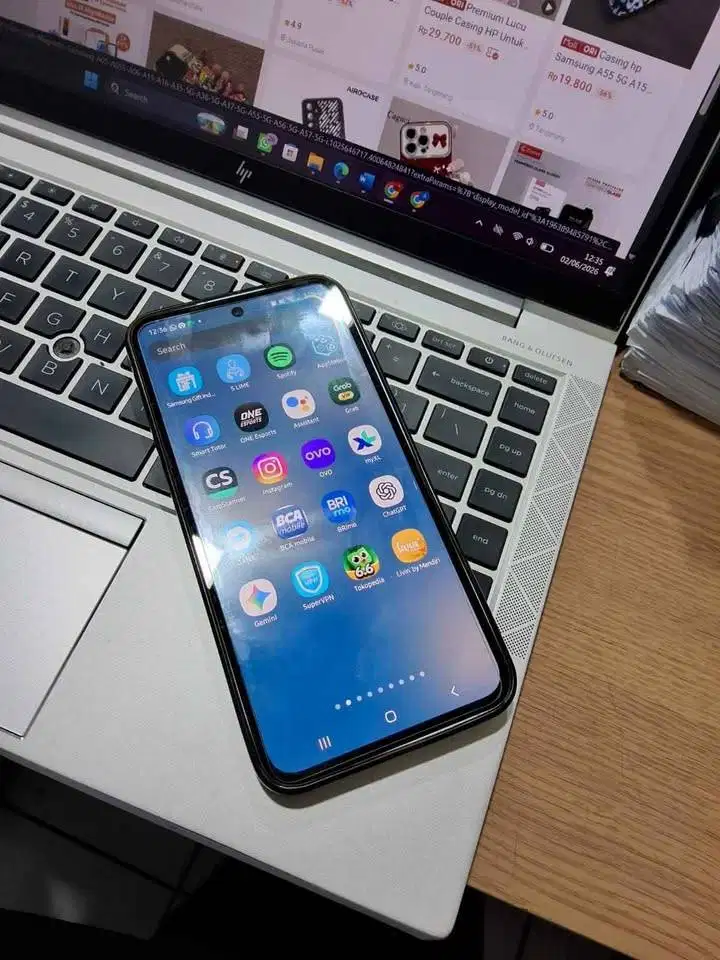 JUAL SAMSUNG A55 SECOND