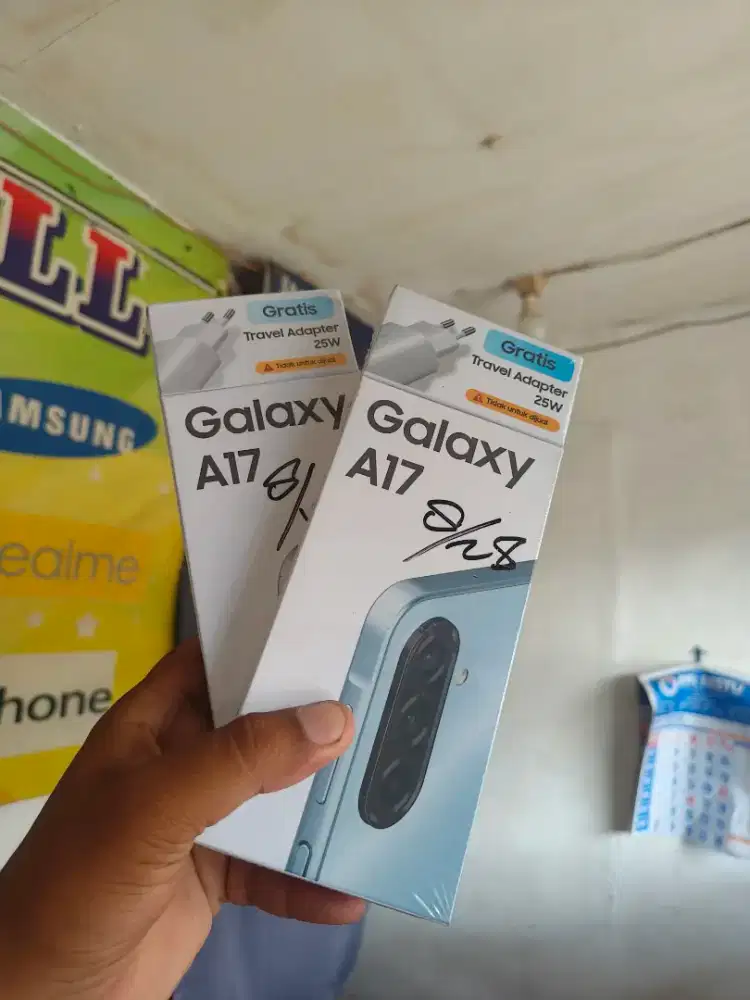 New Samsung galaxy A17 4G ram8/256 garansi resmi 1 tahun