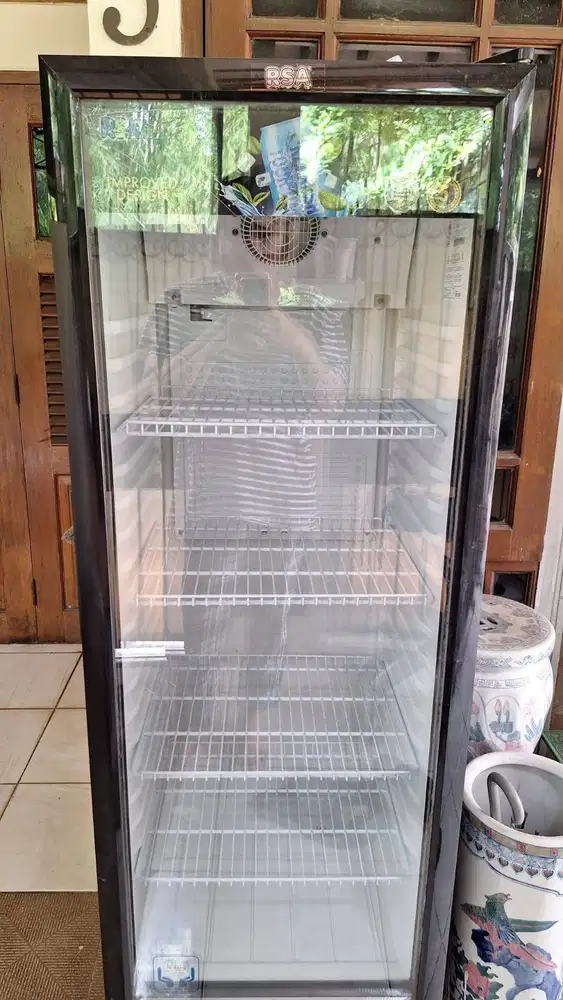 SHOWCASE RSA GEA AGATE 300 SHOWCASE 290 LITER 5 RAK PENDINGIN MINUMAN