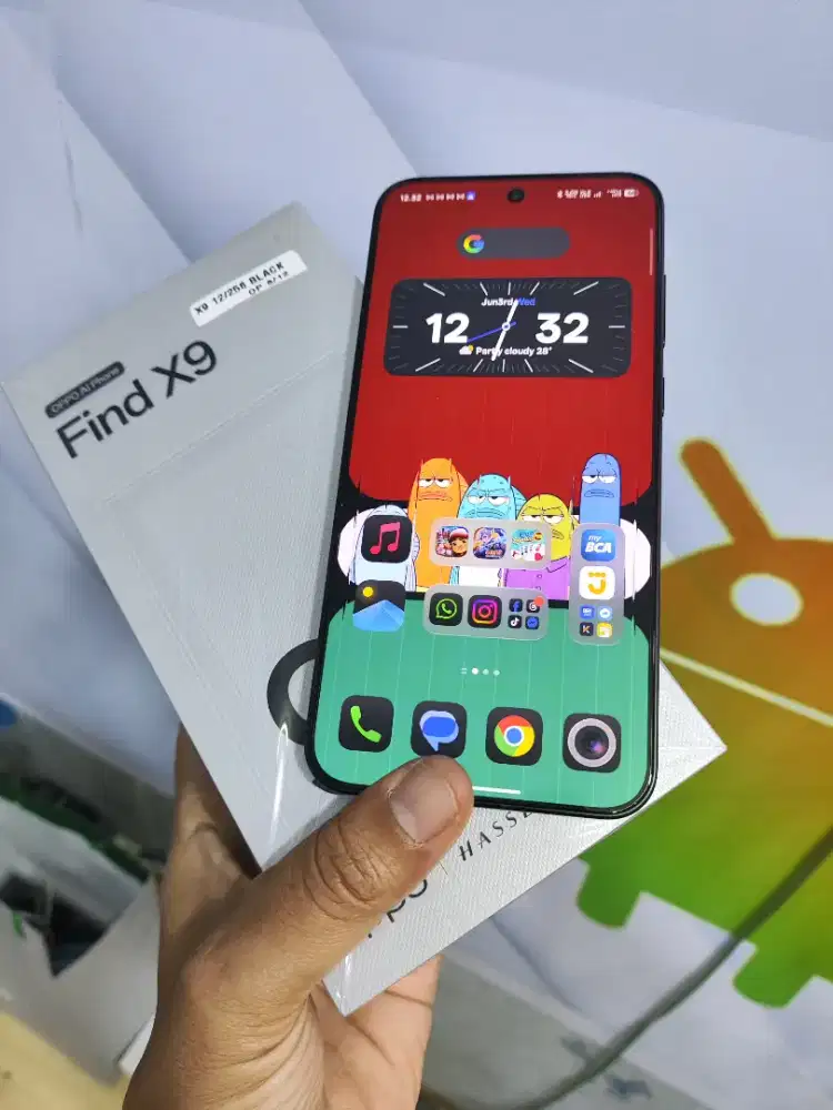 Oppo find x9 12/256 jaringan 5g New aktifasi