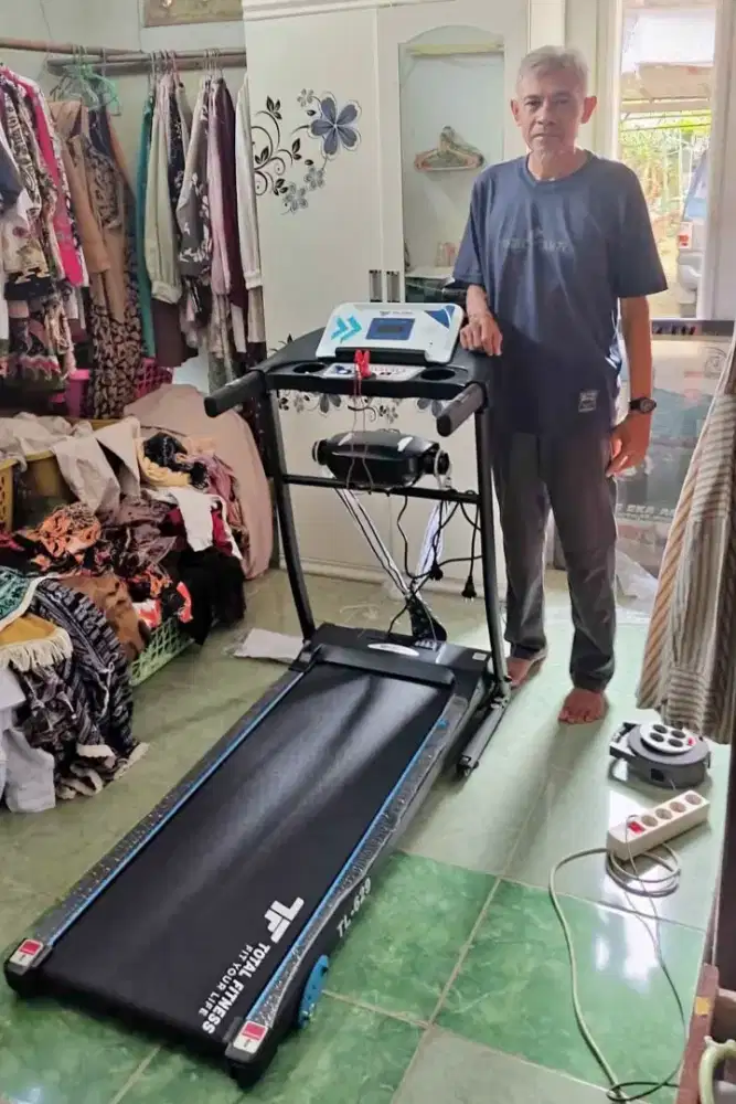 ELEKTRIK TREADMILL TL 629 MASSAGER ALAT FITNESS BARU