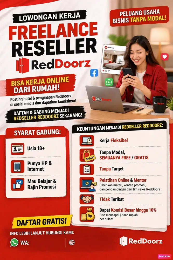 Online Sales Reseller Reddoorz