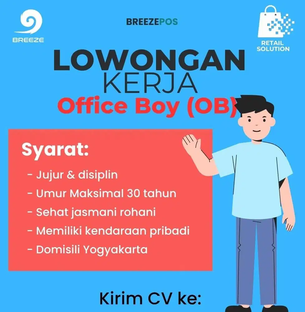 Lowker Lowongan Kerja – Office Boy (OB)