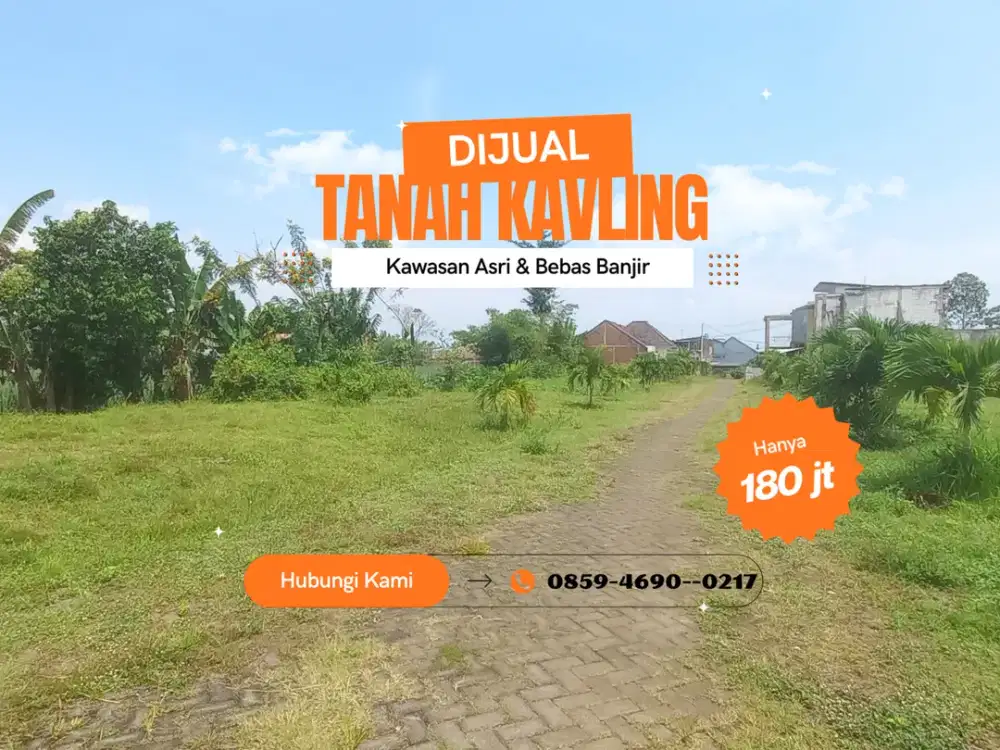 Tanah Malang SHM Split 3 Menit Gerbang Tol Pakis Malang Cocok Dibangun Rumah