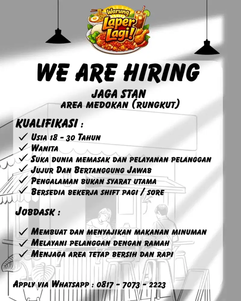 WE ARE HIRING-JAGA STAN