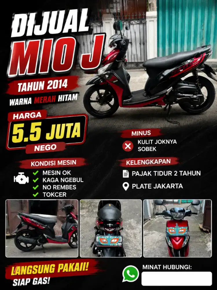 Dijual mioJ 2014
