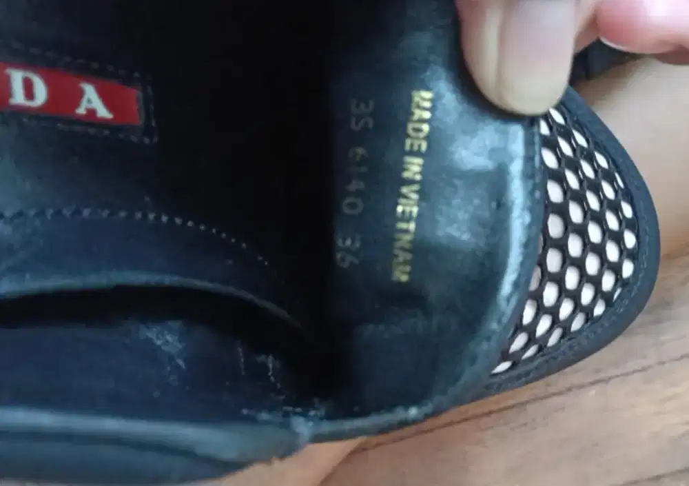 Prada Authentic Slip On Rare Model