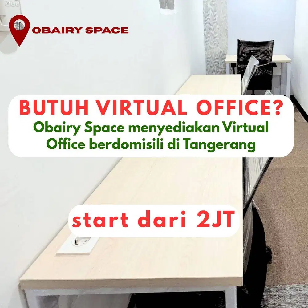 SEWA VIRTUAL OFFICE DI TANGERANG, MULAI DARI 2 JUTA/TAHUN!
