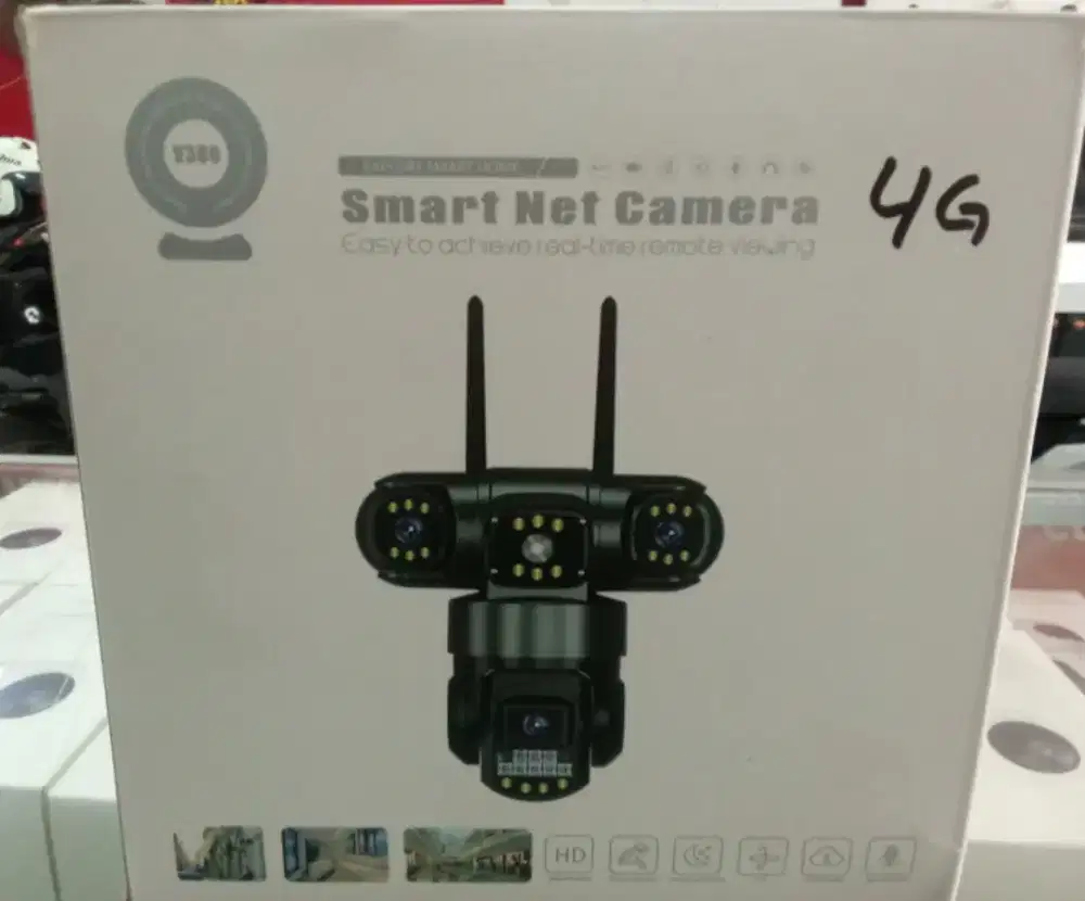 CCTV Outdoor V380 4G 3Lensa