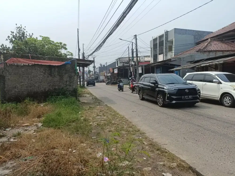 Tanah Di Sewakan di Pinggir Jalan Leuwinanggung Belakang Plasa Cibubur