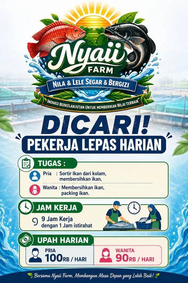 Lowongan Kerja Harian Pembersihan Ikan