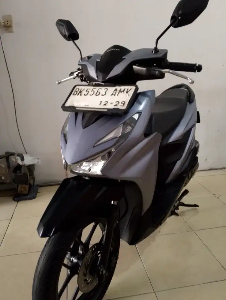 Beat 2024 ids Deluxe Gen 2 Silver plat Medan+Lengkap.Terawat
