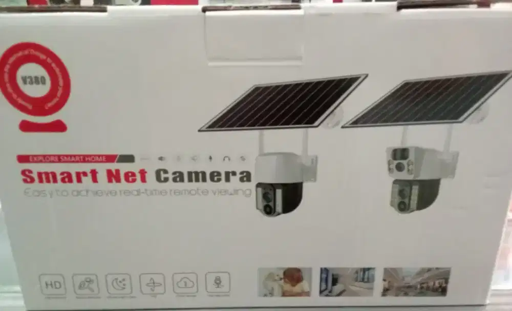 CCTV Outdoor V380 4G solar panel.