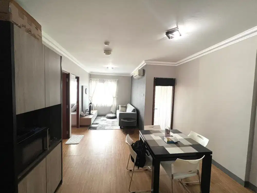 Sewa Apartemen Grand Setiabudi Bandung, 2 BR Hoek Lebih Luas, Furnished
