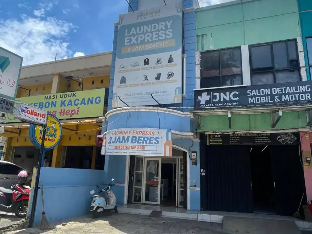 Disewakan Ruko Strategis Pinggir Jalan Raya Pondok Kelapa, 2 Lantai, Cocok untuk Berbagai Usaha