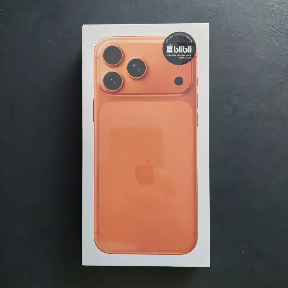 IPHONE 17 PRO MAX 256GB COSMIC ORANGE GARANSI RESMI GDN