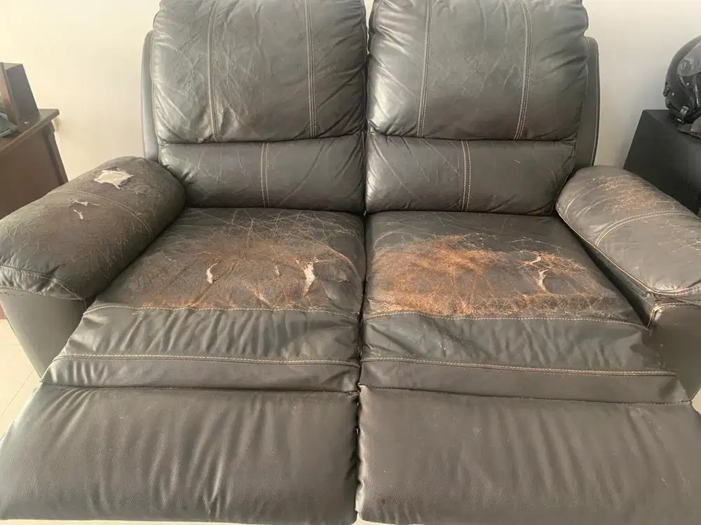 Sofa Recliner Cheers 2 seater kulit asli