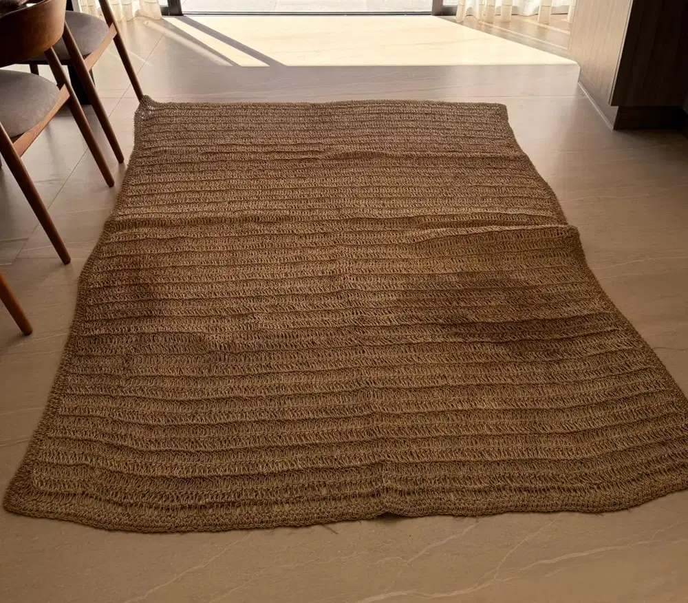 Karpet bahan tenunan Bali