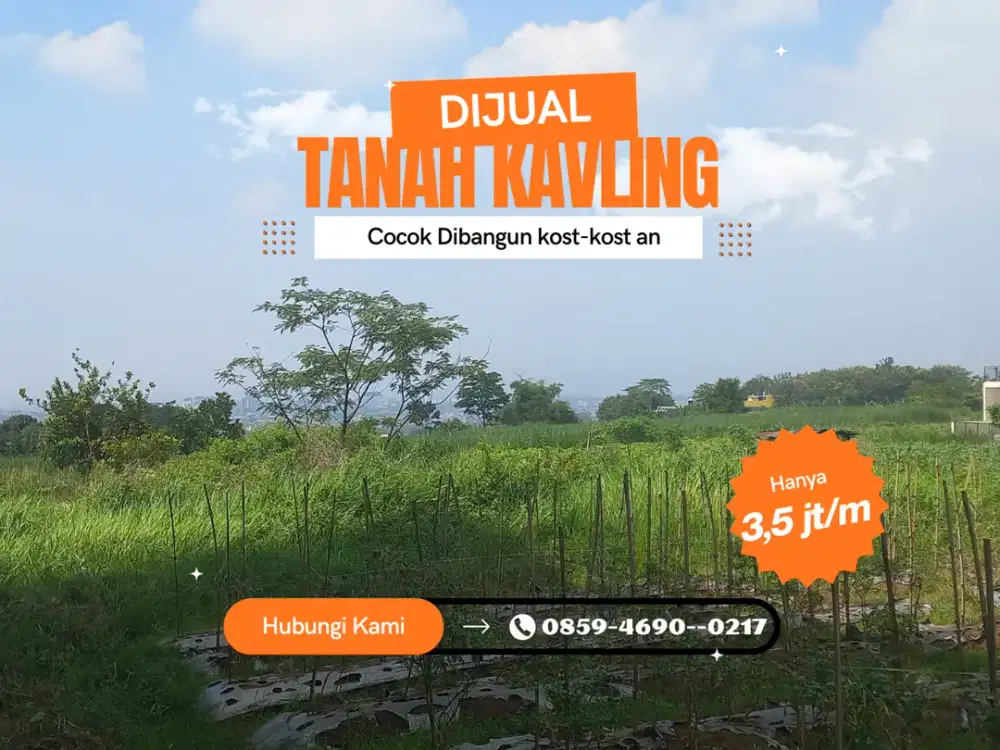 Cocok Bangun Kos Kosan Tanah Malang 5 Menit Kampus UB Malang SHM Split