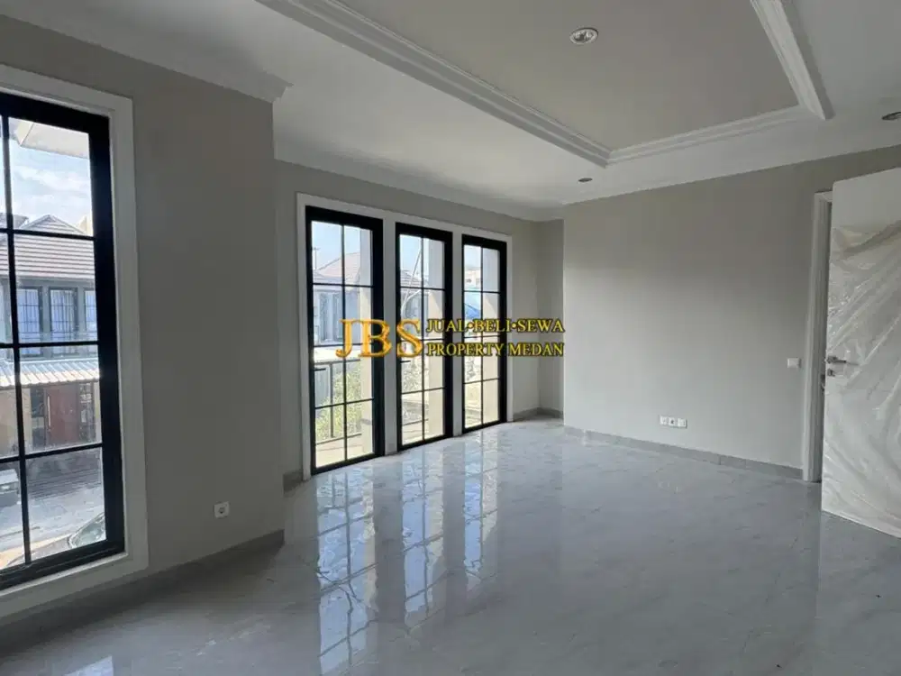 Dijual Rumah 2 Tingkat di Komplek Citraland Gama City Medan Cluster Clarke Quay