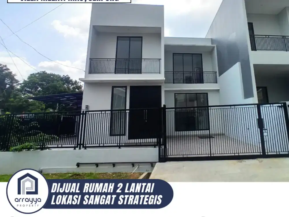 RUMAH BARU HOEK 2 LANTAI DI VILLA MELATI MAS 'EN653'