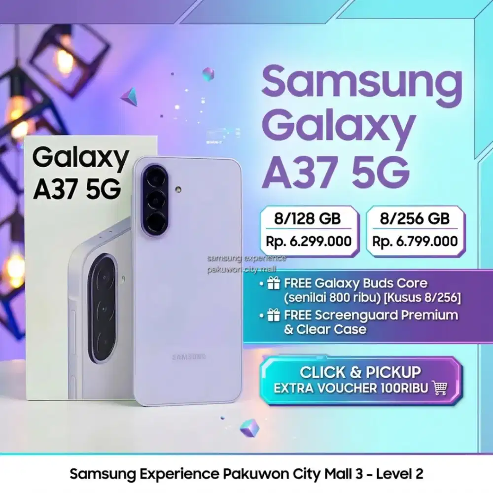 Samsung Galaxy A37 5G Resmi Original - Free Galaxy Buds Core&Aksesoris